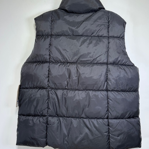 Levi’s | Womens Sporty Box Quilted Black Puffer Vest with Pockets | Size XL - Picture 3 of 9